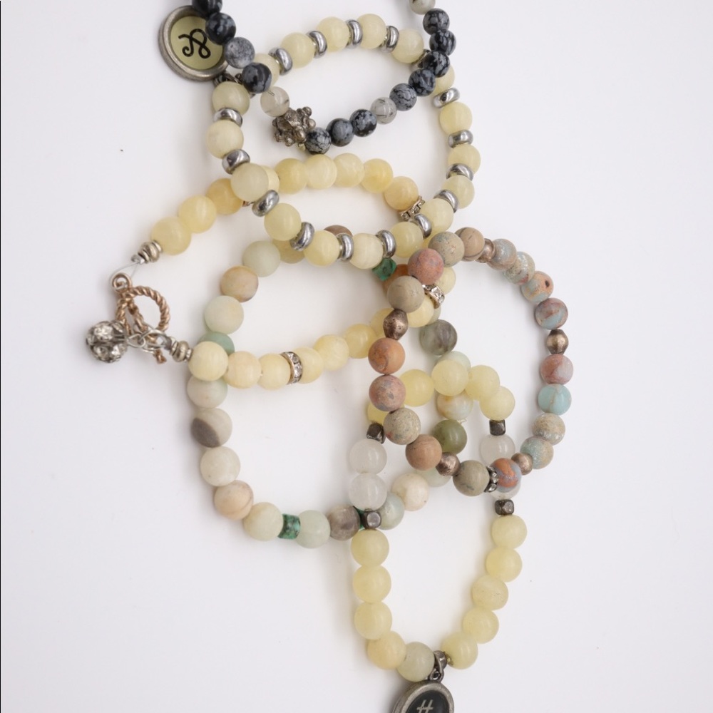 Semi- precious stones bracelets